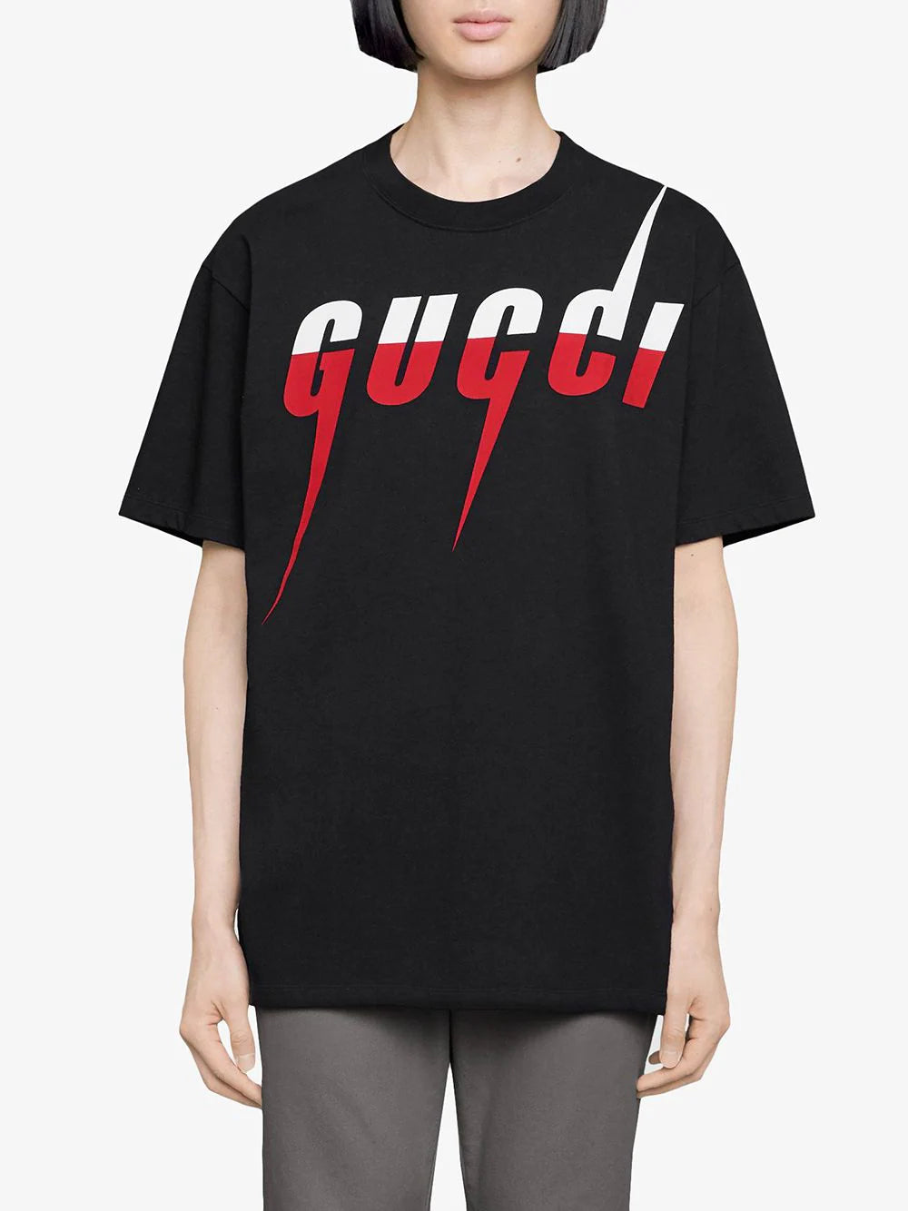 Gucci T-shirt with Gucci Blade print