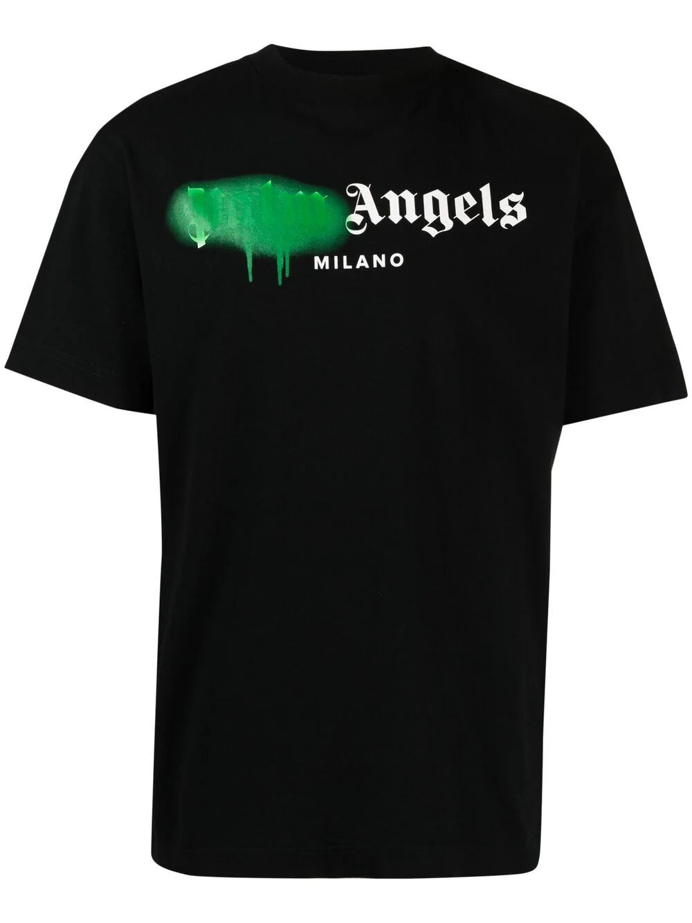 Palm Angels Milano sprayed-logo T-shir