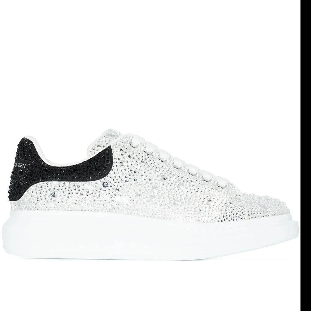 Alexander McQueen Oversized crystal-embellished sneakers