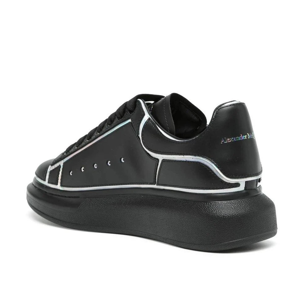 Alexander McQueen contrasting-trim leather sneaker