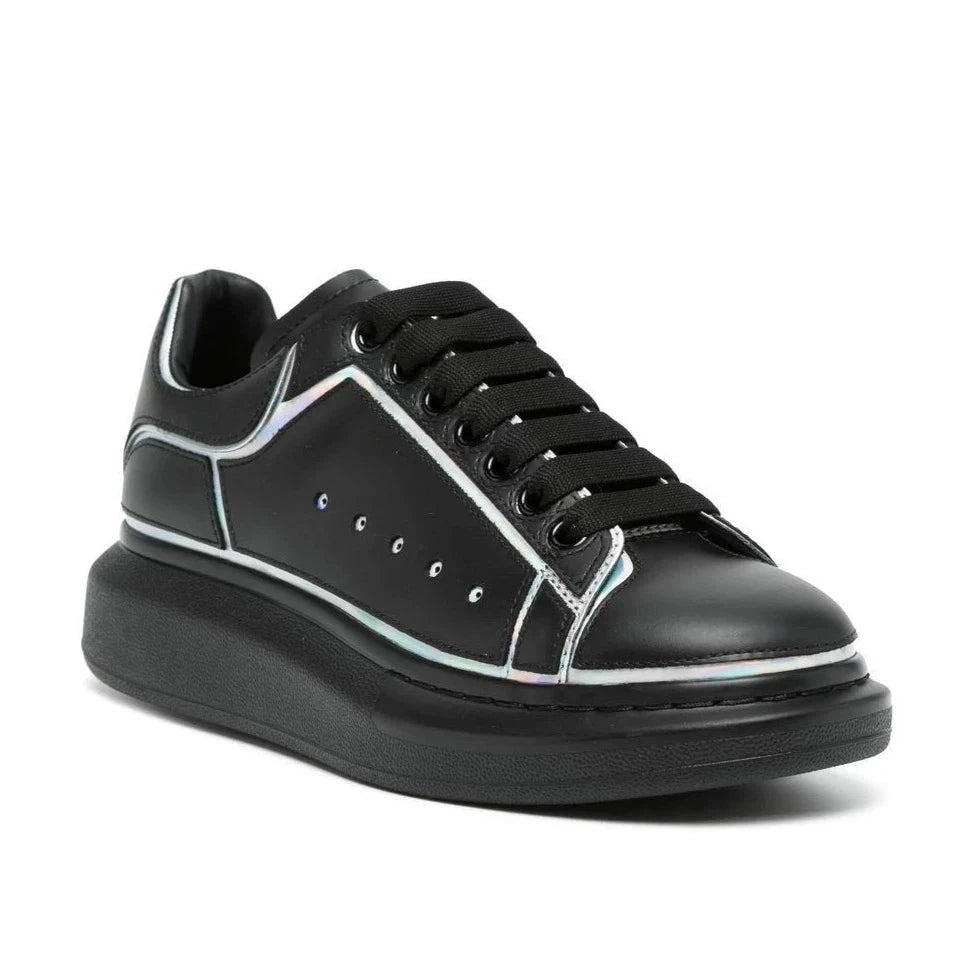 Alexander McQueen contrasting-trim leather sneaker