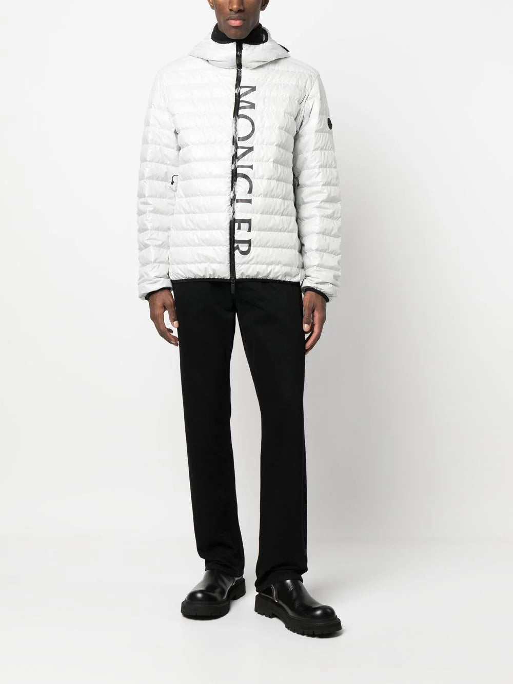 Moncler logo-print padded jacket