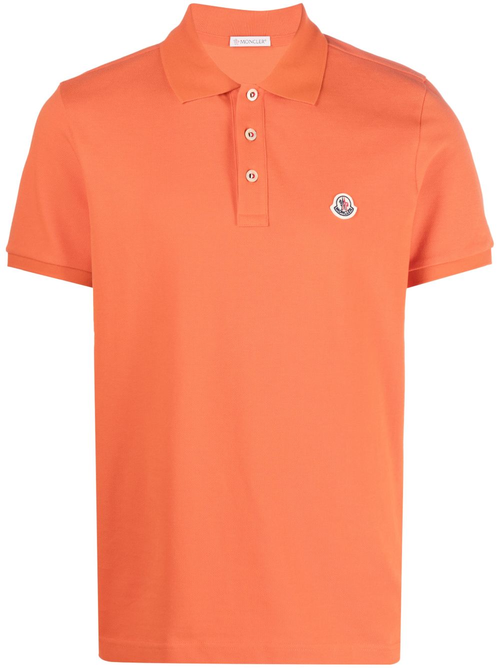 Moncler logo patch polo shirt