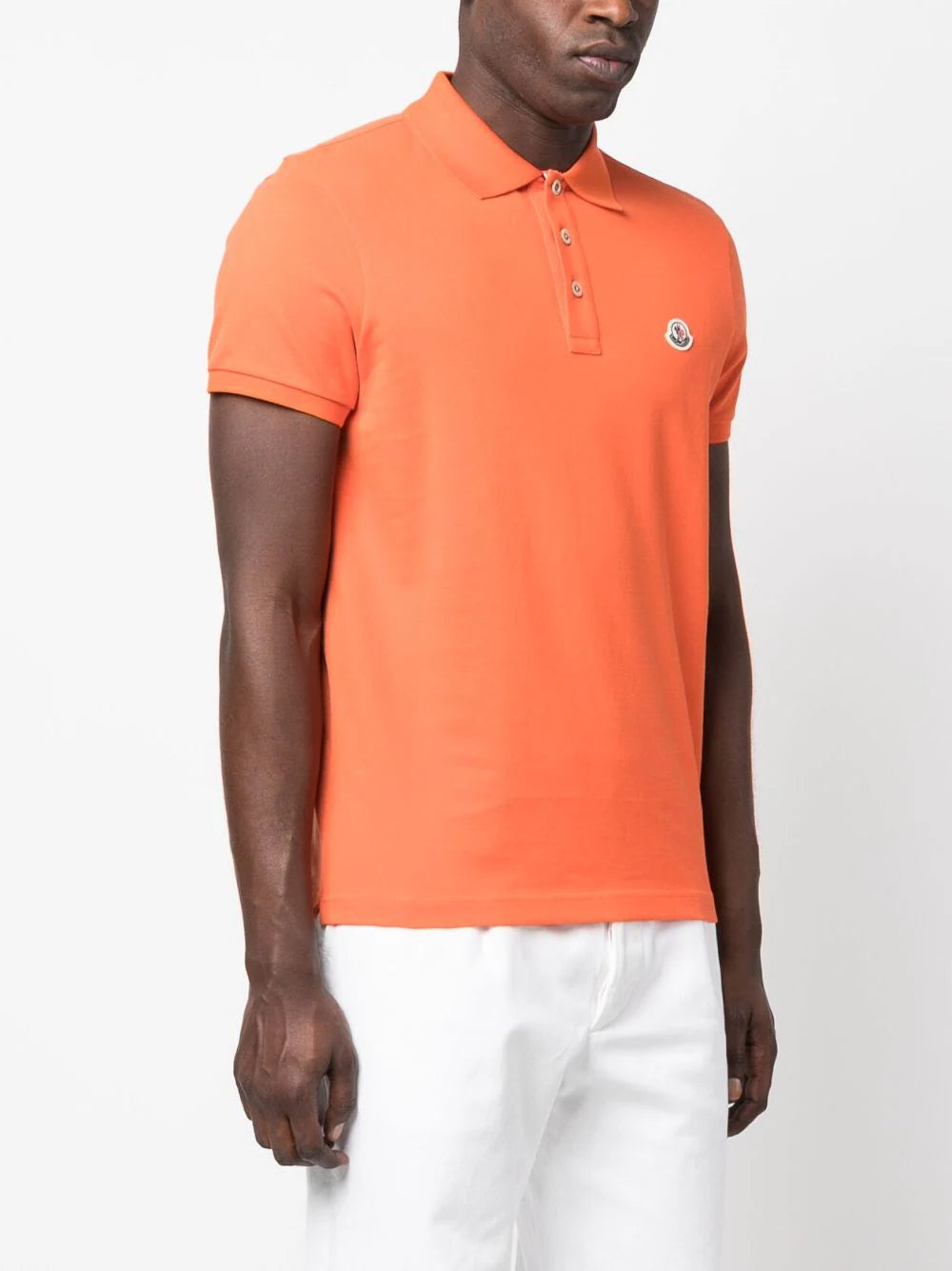 Moncler logo patch polo shirt