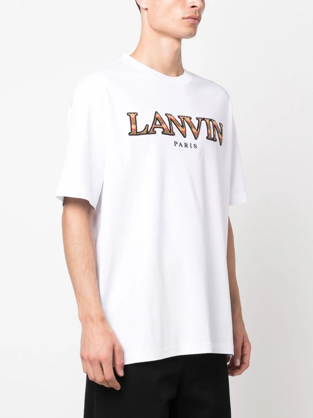 Lanvin logo-embroidered short-sleeve T-shir