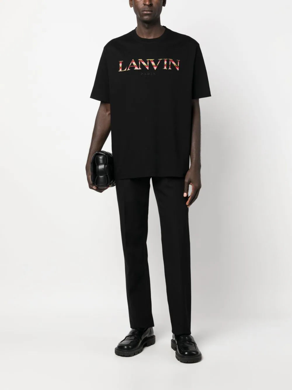 Lanvin Curb logo-embroidered cotton T-shirt