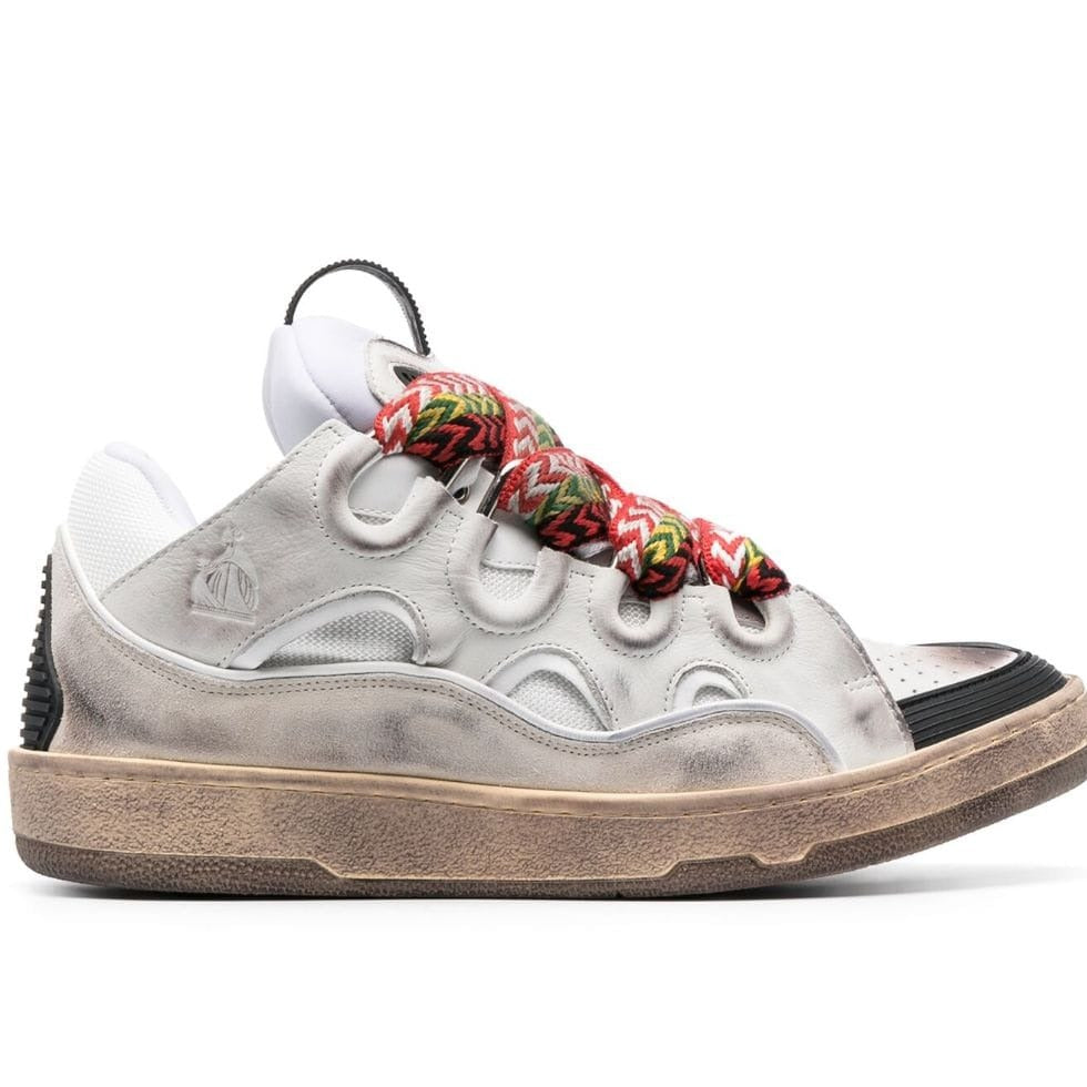 Lanvin Curb chunky leather sneakers