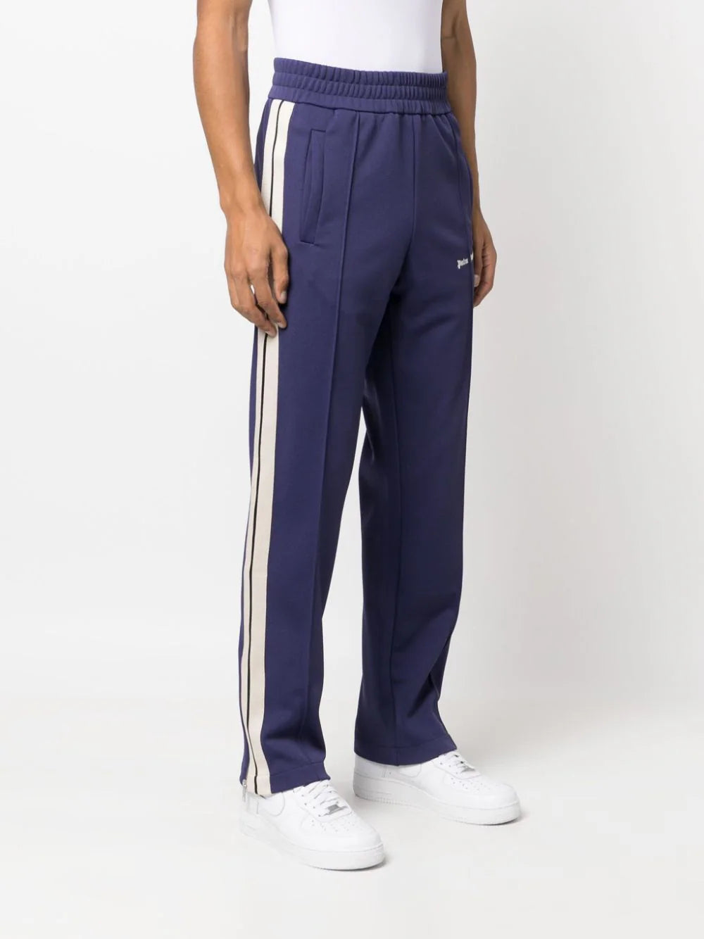 Palm Angels logo-print side-stripe track pants