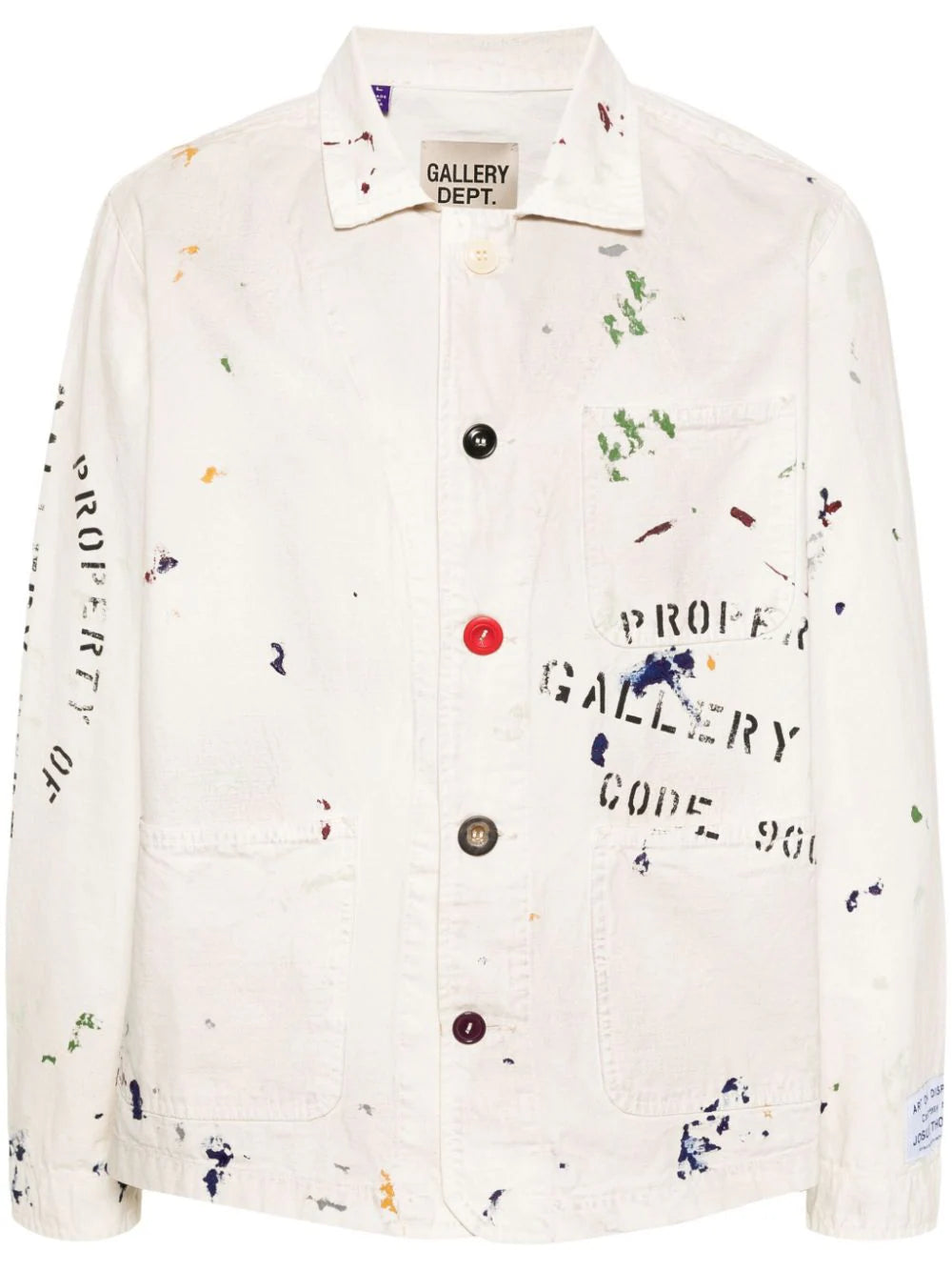 GALLERY DEPT. all-over paint-splatter jacket