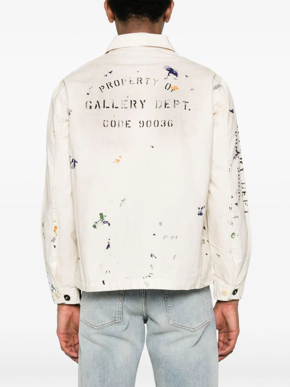 GALLERY DEPT. all-over paint-splatter jacket