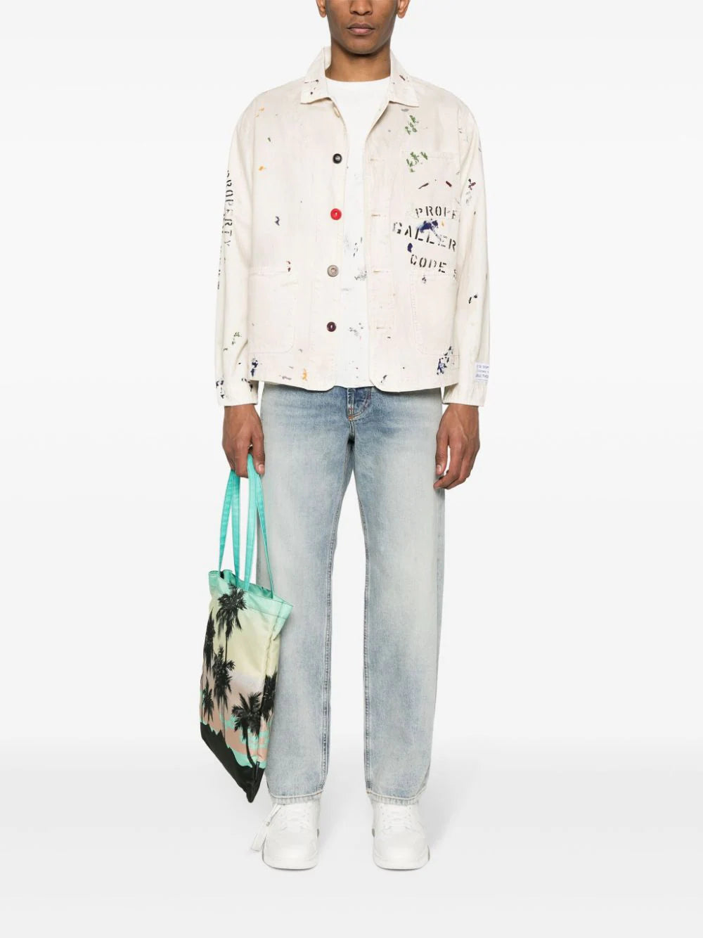 GALLERY DEPT. all-over paint-splatter jacket