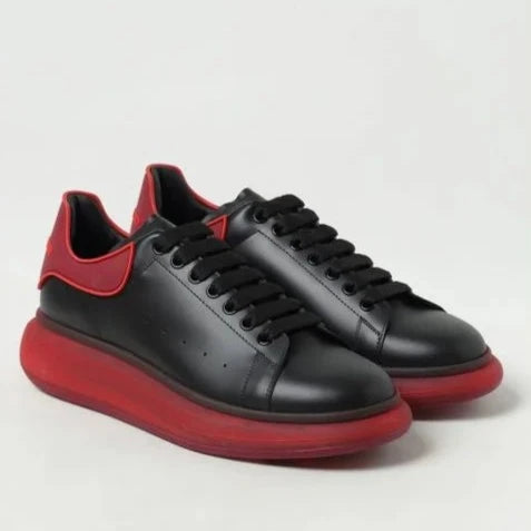 Alexander McQueen chunky lace-up leather sneakers