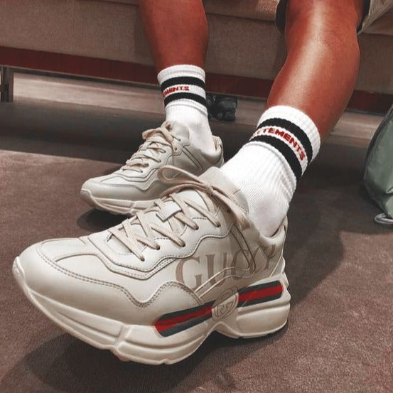 Gucci Rhyton lace-up sneakers