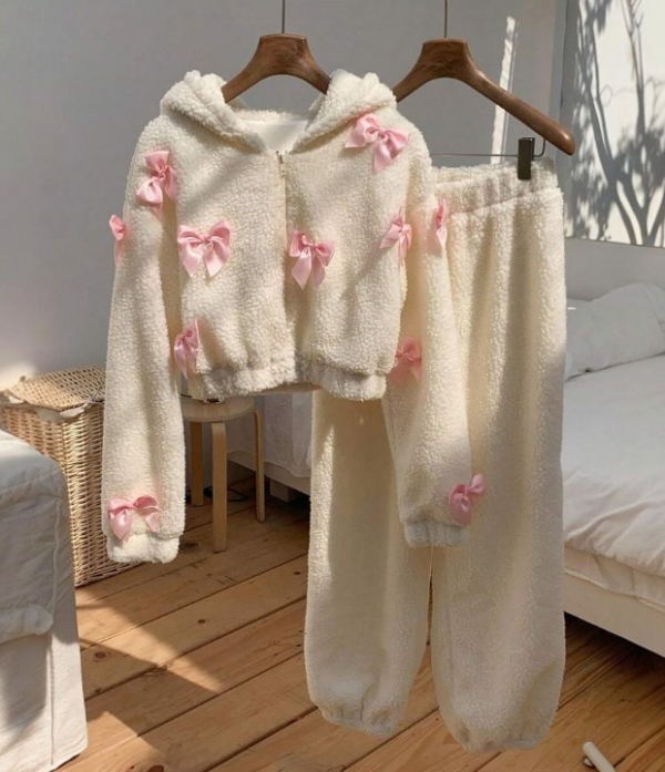 بجامه طقم فرو ناعم